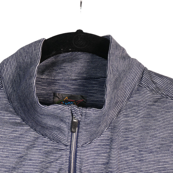 Greg Norman Performance Shirt Men XL Blue Activewear Long Sleeve Golf Wicking - Picture 3 of 7